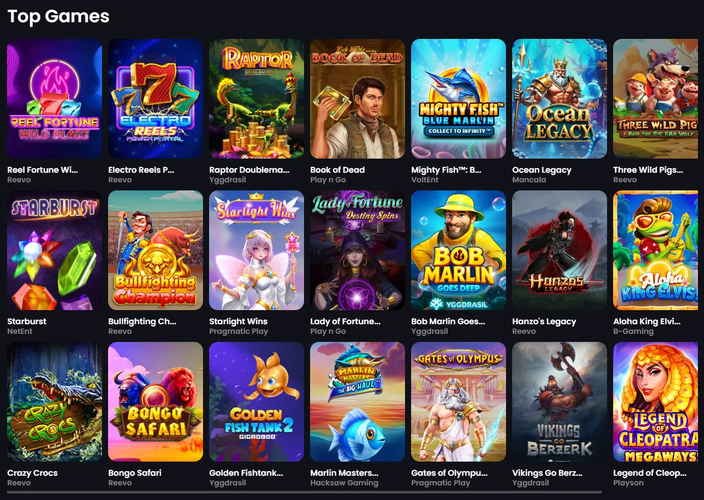 Monacojack top games: Sweet Bonanza, Gates of Olympus, Book of Dead, Big Bass Bonanza, Aviator and more